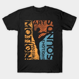 Creative Colorful Dancer Modern Style T-Shirt